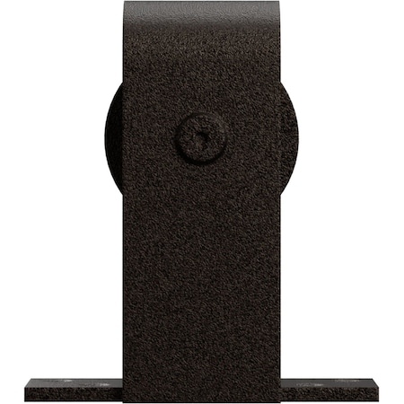 Ekena Millwork Premium Barn Door Hollow Core Plates (set of 2), Dark Gray GB6001HCPDG